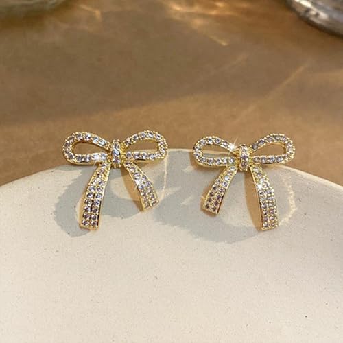 Bow Earrings Red Earrings for Women Dangle Cute Earrings Red Stuff Jewelry Outfits Accessories Gifts for Girls - color: B3:2 Paris bow earrings