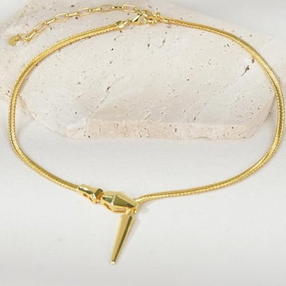 Handmade in Italy Necklace S925 Silver Twist Choker-Necklaces Minimalist Coil Craft Jewelry Mother's Day Christmas Gift for Women - color: 10