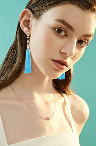 15 Pairs Gold Clip on Earrings for Women Fashion,Lightweight Fake Earrings Set - style: #4-Tassel earrings