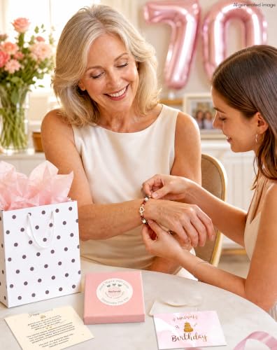 Birthday Jewelry Gifts For Girls Women, Four Leaf Clover & Heart Bracelets - color: Eternal Bloom