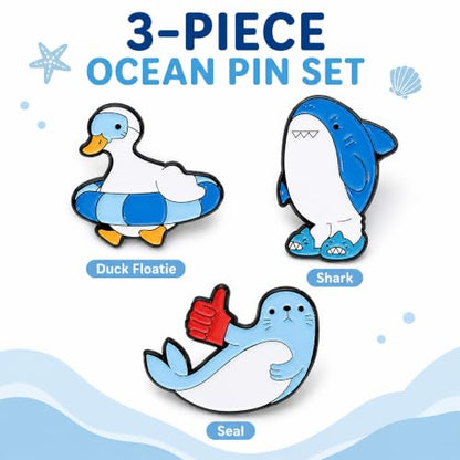 5Pcs Cute Coffee Cat Sloth Enamel Pin Set Cartoon Animal Coffee Cup Brooch Badges, Funny Lapel Pins for Backpacks, Jackets, Bags, Coffee Lover Gift - color: JH-138
