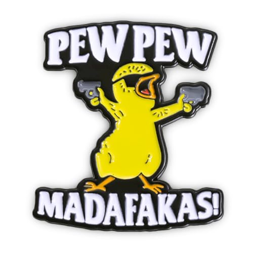 Enamel Pins, Cute Pins for Backpacks, Hat Pins, Novelty Brooch Pins, Backpack Pins, Lapel Pins for Men, Women, Girls, Boys. For Lanyard, Bags, Hats, Caps, Clothing - color: Madafakas