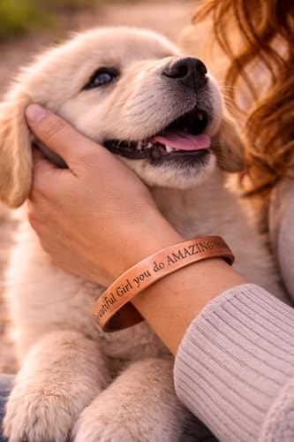 Touchstone Inspirational Copper Engraved Magnetic Bracelets for Women-Personalized Jewelry Gifts for Best Friend/Mom/Daughter/Sister- In a Gift Box Beautiful Girl You Can Do Amazing Things - style: Beautiful Girl You Can Do Amazing Things