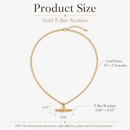 Layered Necklaces for Women Pearl Necklace Stack Gold T Bar Necklace Set Dainty Heart Pendant Jewelry Trendy 2026 Fashion Accessories Gifts - color: A5:1pcs-gold
