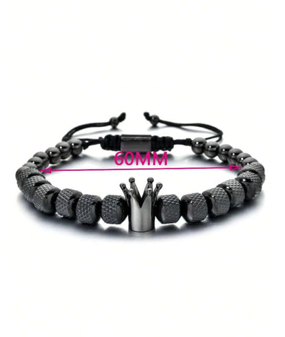 Vintage Stackable Bead Bracelet Set For Men Women Handmade Bohemian Style Multilayer Adjustable Elastic Bead Bracelet Fashion Punk Jewerly Gift - style: Style 9