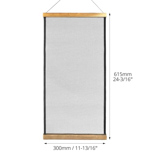 QWORK Earring Organizer Hanging Mesh, 2 Pack Wall Jewelry Organizer Necklaces Holder Rack for Earrings, Bracelets, Rings, Girls Hair Clips Hanger