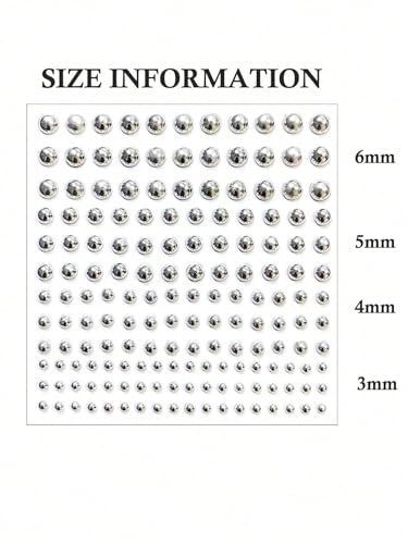 Fake Eyebrow Ring Fake Lip Labret Studs Replacement Balls Spike with 100pcs Sticker Non-Piercing Body Jewelry Fake Skin Piercing - color: C2 -Gold