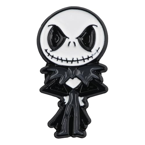 Cartoon Movie Character Enamel Pins for Backpacks Bags Hats Clothes Accessories Women Enamel Lapel Badge Pins Brooch Set - color: The Nightmare Before Christmas