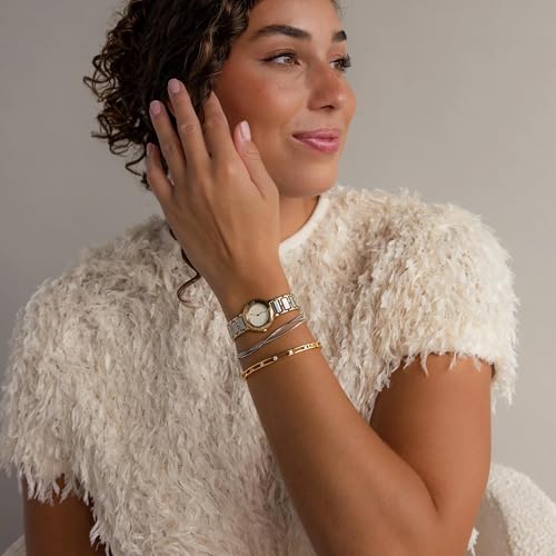 Bangle Bracelets for Women, Dainty Delicate Stacking CZ Diamond Bracelet, 18K Gold Plated Silver, Gold Jewelry, Mother’s Day Gifts for Mom - style: 01-Gold Lace Diamond
