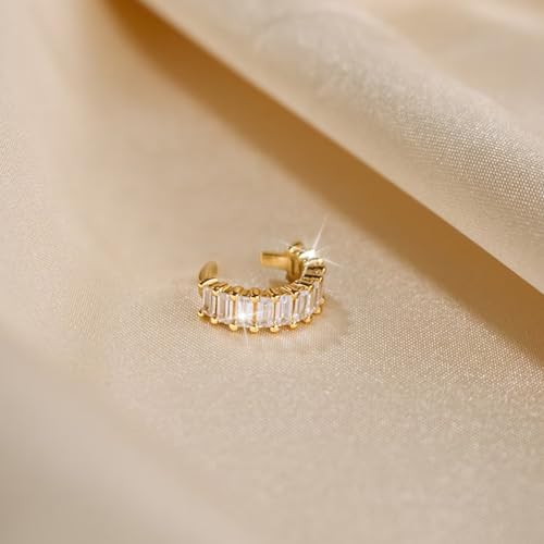Ear Cuffs Non Piercing Ear Cuff Earrings for Women Gifts Trendy Stuff Clip on Cartilage Earrings Stacks Fake Earrings Jewelry Gifts - color: A2: 2pcs thin ear cuff silver