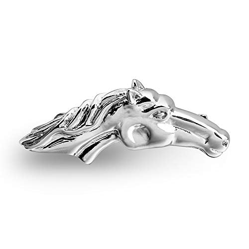 HAWSON 2 inch Tie Clip for Men-Novelty Sport Necktie Bar Clip,Tie Pin,Special Interesting Gift for Men - style: Horse's head