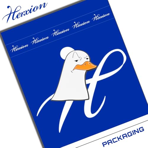 Enamel Pins, Cute Pins for Backpacks, Hat Pins, Novelty Brooch Pins, Backpack Pins, Lapel Pins for Men, Women, Girls, Boys. For Lanyard, Bags, Hats, Caps, Clothing - color: Impatient Goose