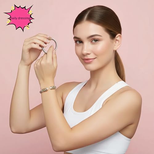 Stainless Steel Twisted Cable Wire Bracelet, Twisted Cable Bracelet with Composite Shell Pearl 6" Cuff Bracelets - color: Silver and Gold