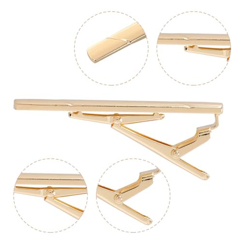 4 Pcs Stainless Steel Tie Clips for Men Classic Tie Bar Clip for Formal Business Wedding Party Fathers Day Gift - style: Modern