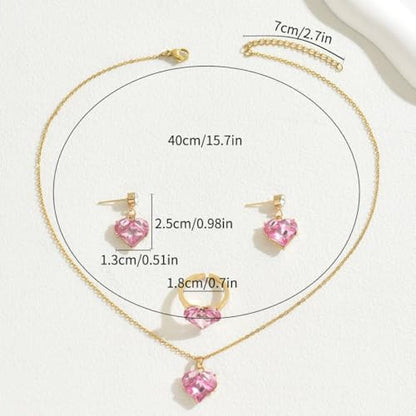 Pearl Necklace for Women Dainty Pearl Necklace Timeless Jewelry christmas gifts friendship gifts for women - color: B-Heart shaped zircon inlaid necklace
