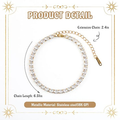 Bracelet Bangle Set, 4pcs Stackable Four Leaf Gold Bracelet Set for Wife Mom Girlfriend - color: Gold (K2)