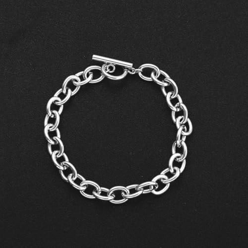 925 Sterling Silver Plated Bracelets for Women Love Heart Charm Chain Bracelet Bangle Fashion Jewelry Gifts - style: gold