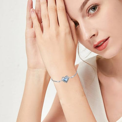 Animal Bracelet for Women 925 Sterling Silver Celtic Dragon/Horse/Wolf Bracelet Adjustable Bracelet Cute Animal Jewelry Gift for Women - style: 02-Celtic Horse Bracelet
