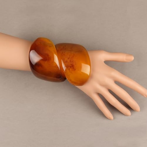 Chunky Bangle Bracelets for Women Cuff Bracelet Thick Gold Bangles Open Wide Arm Cuffs Bracelets Boho Jewelry - style: Chunky Arm Cuff