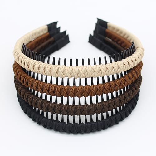 JOBAND Spa Headbands for Washing Face,hair band for washing face(4 color) | Non slip headbands for women,hair accessories for women,Can easily solve the problem of short hair on the forehead - color: Multi-colored-0