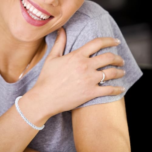 MASSIVE BEADS Natural Genuine Gemstone Beads Healing Crystal Chakra Reiki Jewelry Faceted Round Beads Bracelets 3mm - color: Clear Quartz