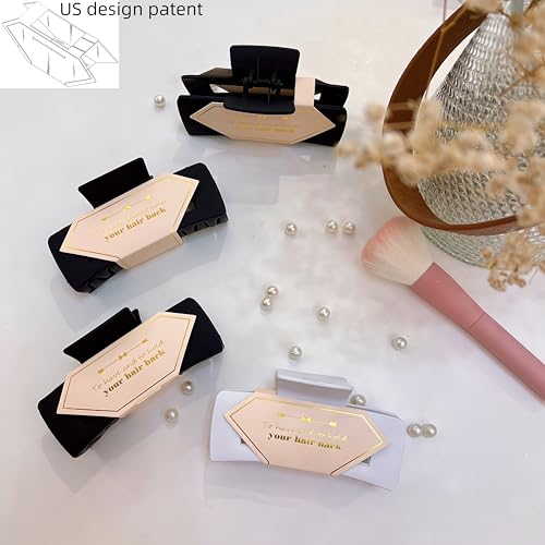 Bridesmaid Scrunchies Proposal Gifts Bachelorette Hair Claws Clips women heart sunglasses for Wedding Party Favors (18pcs dark black) - color: 18pcs Dark Black