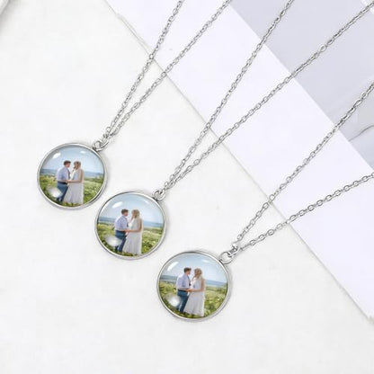30 Pcs 25mm Stainless Steel Round Blank Bezel Pendant Trays, Cabochon Settings Base for Jewelry Making, DIY Findings, Charms - Silver
