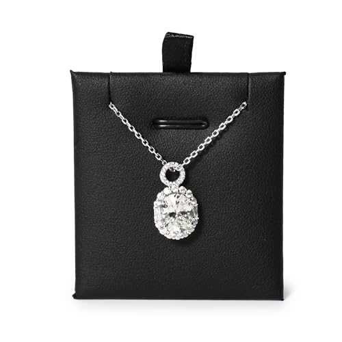 Oirlv Black Leather Jewelry Tray Insert Cards | Soft Protective Surface, Fits Standard Jewelry Trays, Holds Jewelry Securely, Sleek Professional Finish - style: PJ01103