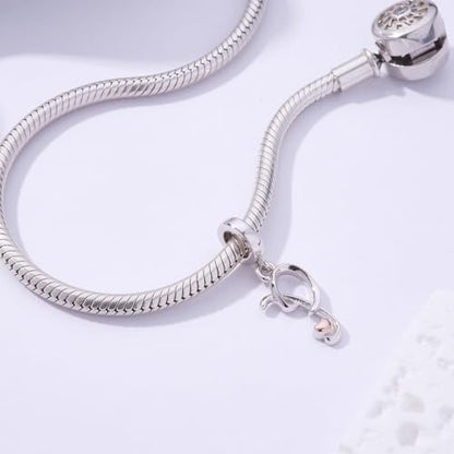 Letter Charms for Pandora Bracelets 925 Sterling Silver Alphabet Initial Charms Bead Jewelry Gift for Women - style: Initial P