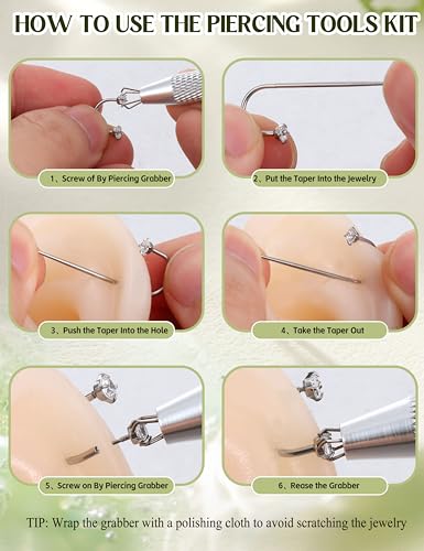 ORAZIO Half Huggie Earrings Jacket Pack for Women Backless Hoop Earring 18G | Hypoallergenic Surgical Steel Arc Hoop Backless No Back Stacks Set Small CZ Screwback Studs Jewelry Gift for Women Men Trendy - color: Silver Plated-Style1 Round