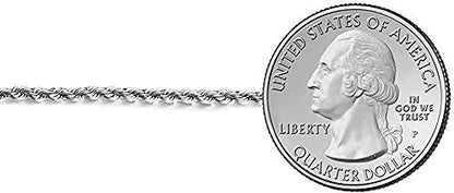 Savlano 925 Sterling Silver Solid Italian Figaro, Rope,Herringbone, Curb, Ball Bead, Snake, Mariner Chain Anklet for Women, Comes in 0.8mm - 5mm With Gift Box - style: Rope 2.5mm