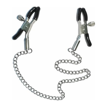 Body Chain Body Clamps with Chain Adjustable Body Ring Body Clamps Stainless Steel Body Clip Body Clip Non-Piercing Chain Non Piercing Body Jewelry for Women Men (Black) - color: Black
