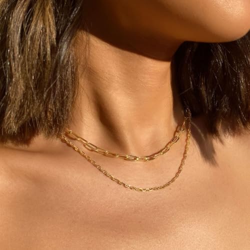 Lariat Gold Necklace for Women, Dainty Long Necklace 14k Gold Plated/Silver Y-Shaped Pendant Necklace Trendy Layered Cz Beaded Chain Drop Necklaces Simple Gold Jewelry for Women Gift - style: LC-2NK-23907-GDW