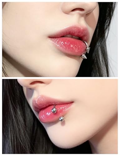 F136 Titanium 20/18/16/14/12/8/4/2g Septum Nose Rings Gauge Earrings Lip Rings Prince Albert Jewelry Internally Threaded Horseshoe Hoop Piercings - size: 16g*08mm