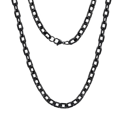 Stainless Steel Chain Necklaces,Rolo Chain Necklace for Men Women,Unique Fashion and Charm Jewelry, Silver Tone Chain,Stainless Steel Adjustable Link, Gifts for Friends/Husband/Dad - style: 1484