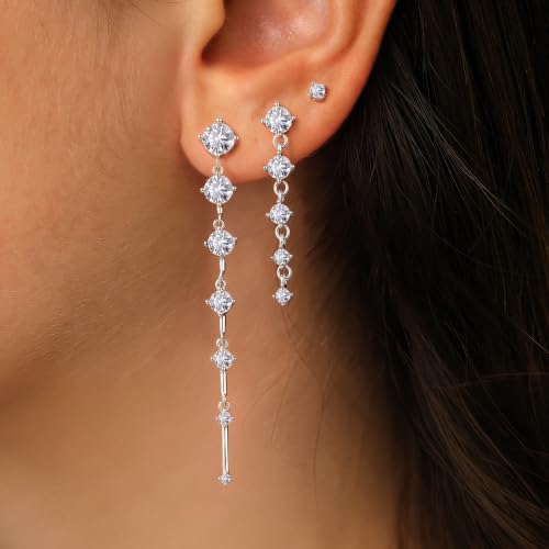 Ritach Dangle Earrings for Women 14k Gold Formal Fringe Long Dangle Tassel Earrings Chandelier Jewelry for Party Prom - style: NST-D