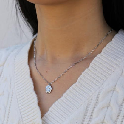 RZKING Silvery Necklace for Women, Gifts for Friend Mom Daughter Teacher - style: Paw Print