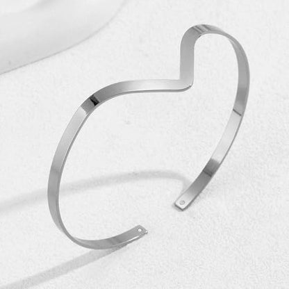 Harry and Henry Arm Cuff Gold Upper Arm Jewelry for Women Adjustable Open Cuff Bangle Bracelets Armband Jewelry Summer Outfits for Women 2026 - color: B:Silver Arm Cuff