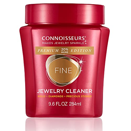 CONNOISSEURS Premium Edition Jewelry Cleaner, Value Size 9.6oz - Pick from Fine, Silver or Delicate Jewelry Cleaner - style: Fine - 9.6 Ounce