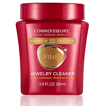CONNOISSEURS Premium Edition Jewelry Cleaner, Value Size 9.6oz - Pick from Fine, Silver or Delicate Jewelry Cleaner - style: Fine - 9.6 Ounce