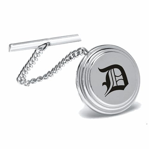 Personalized Silver Beveled Tie Pin Custom Engraved Free - Men’s Formal Accessory, Wedding or Business Gift With Free Engraving - Ships from USA