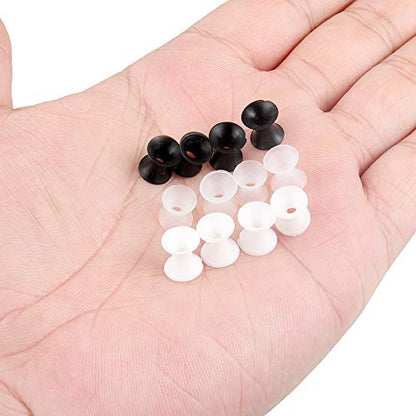 Cisyozi 10G-50mm Thin Silicone Gauges for Ear Flexible Double Flare Gauges Tunnels Expander Stretching Gauge Earlets Plugs Gauges Kit Earlets Retainer Same Sizes 3 Colors - style: 6G=4mm