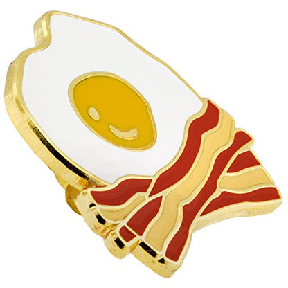 PinMart Food Enamel Lapel Pin - color: Set of 4 Gold Plated, size: 4pc Gift Set