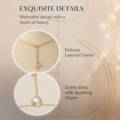 Back Necklace with Rhinestone Pearl Pendant Back Body Chain for Backless Dress Bridal Wedding Backdrop Necklace Crystal Simple Waist Body Jewelry for Women - color: A3:back chain