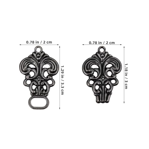10 Pieces Vintage Sweater Swirl Clip Cape Cloak Clips for Dress Retro Cardigan Buckle Shawl for Girl Women 1.96 X 0.70 Inch