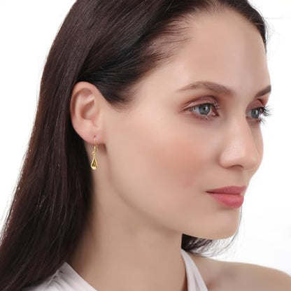 ToHeart Gold Dangle Earrings for Women Small Gold Hoop Earrings