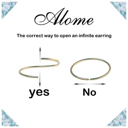 925 Sterling Silver & 14K Gold Filled Nose Ring Hoop Handmade Piercing Jewelry For Women - 24 Gauge 2mm,7mm Tiny Nose Ring with Opal - Gift Ready - color: Light Blue Opal Gold
