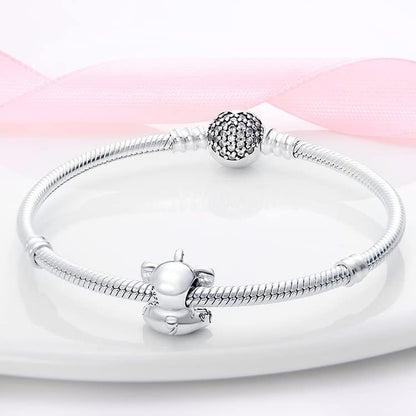 LIGHTDOG 925 Sterling Silver Charms for Bracelets Necklaces Dangle Pendants Beads Charms Fits Pandora Charms Bracelets Jewelry Holidays Gift for Women - style: Long Nose Elephant Charm
