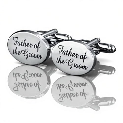 Wedding Cuff Links Mens, Wedding Cufflinks for Men, Black Cufflinks for Men, Silver Men’s Cuff links, Cufflinks Shirts for Men, Mens Cufflinks Dress Shirts Jewelry Gifts for Boys Dad Father from Bride - color: Wedding Cuff Links Mens B