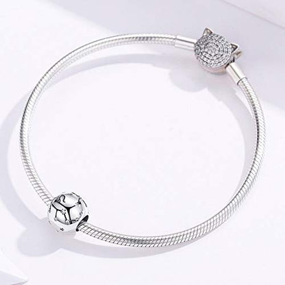 Constellation Charm 925 Sterling Silver Birthstone Bead for Pandora Charms Bracelet-Gift for Anniversary Birthday Christmas Day - color: Leo （7.23-8.22）